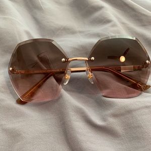 Target brand frameless sunglasses